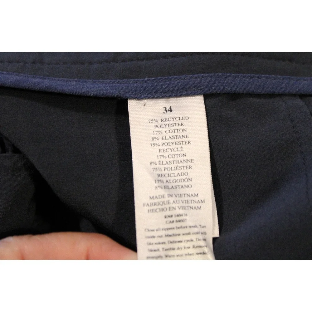 Faherty Shorts New Mens 34 Blue All Day Short Chino Stretch Casual Summer 5 Inch